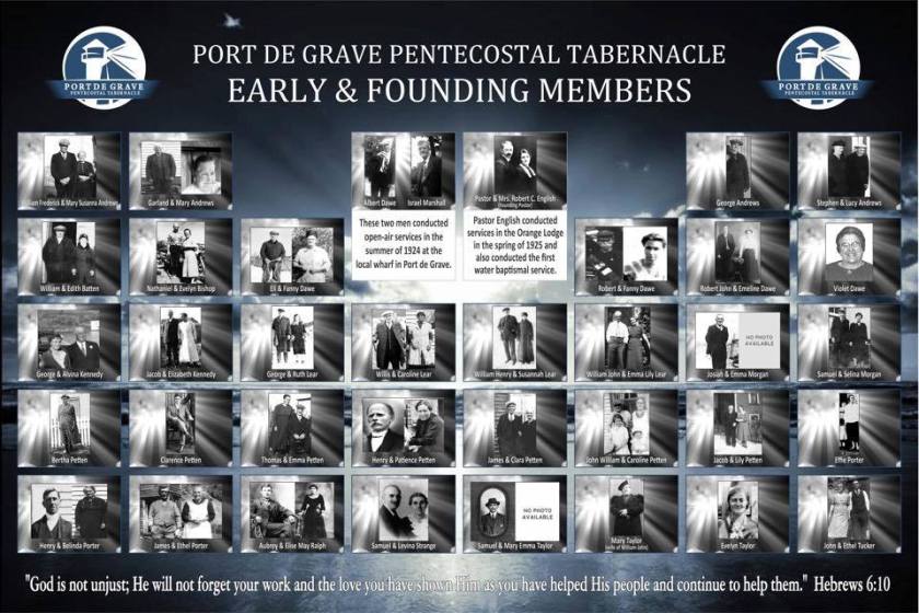 PDG Pentecostal Tabernacle Founding Members
